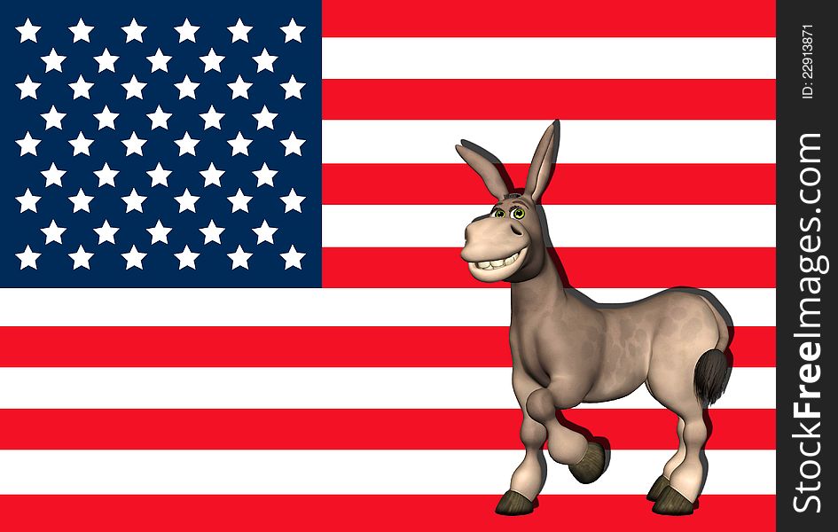 Democrat Donkey - 3