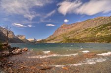 St Marys Lake, Glacier Park, Montana Royalty Free Stock Images St Marys Lake, Glacier Park, Montana Royalty Free Stock Images