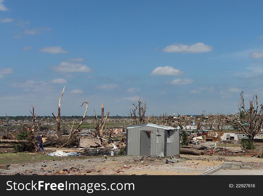 Tornado Damage As Far As The Eyes Can See