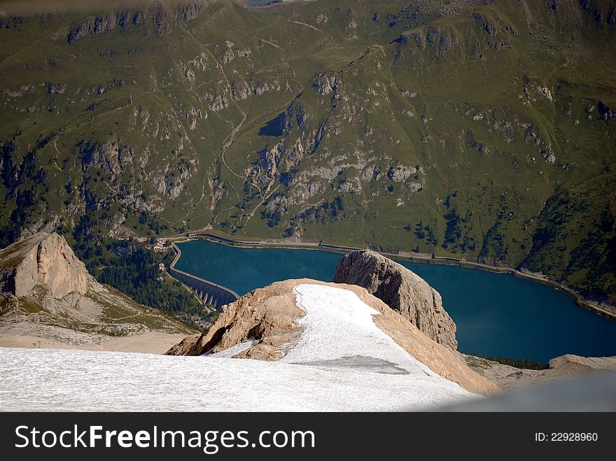 Mountain landscape, italian alps named Dolomiti. Mountain landscape, italian alps named Dolomiti