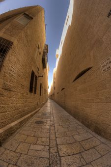 Old Jerusalem Streets Stock Image