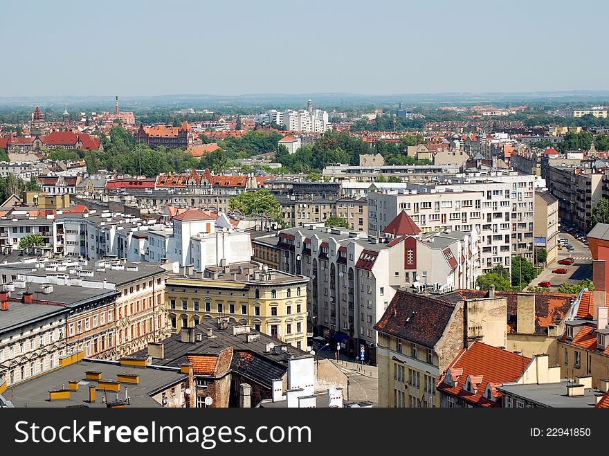 Panoramic view of Wroclaw (Poland). Panoramic view of Wroclaw (Poland)