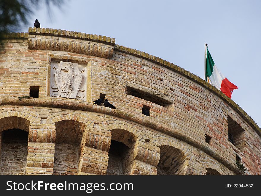 Top Of The Tower, Acquaviva Picena S Fortress