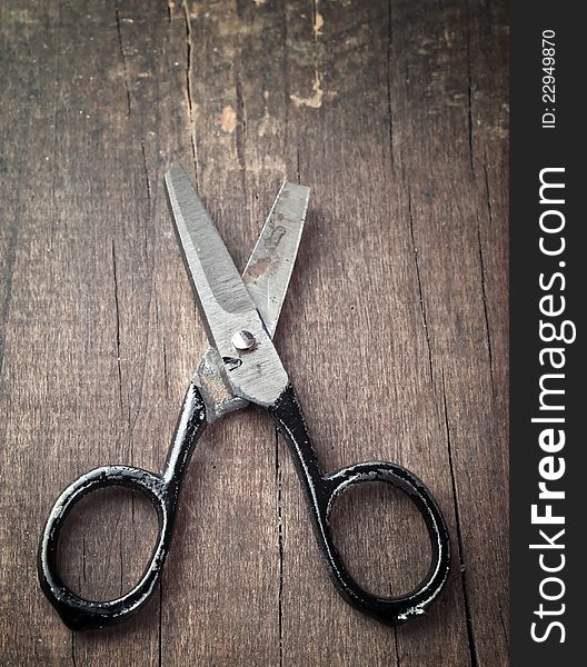 Old Broken Scissors