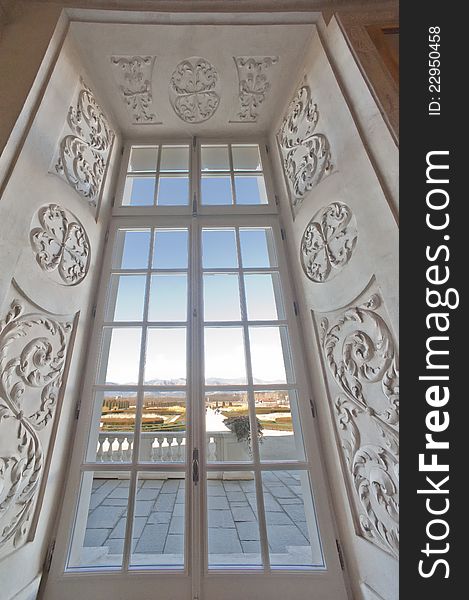 Window In The Royal Palace Of Venaria
