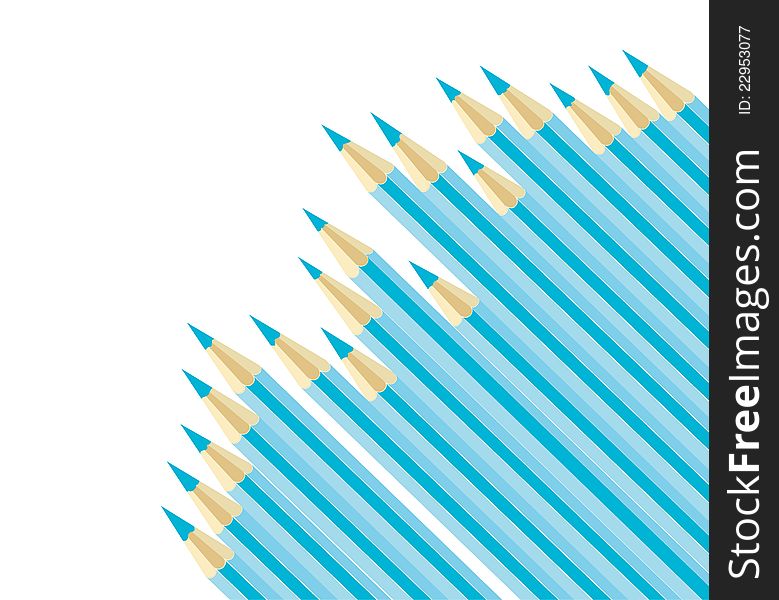 Pencils arranged in a row for the background, and advertising. Pencils arranged in a row for the background, and advertising