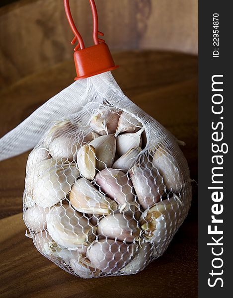 Garlic In Net Bag