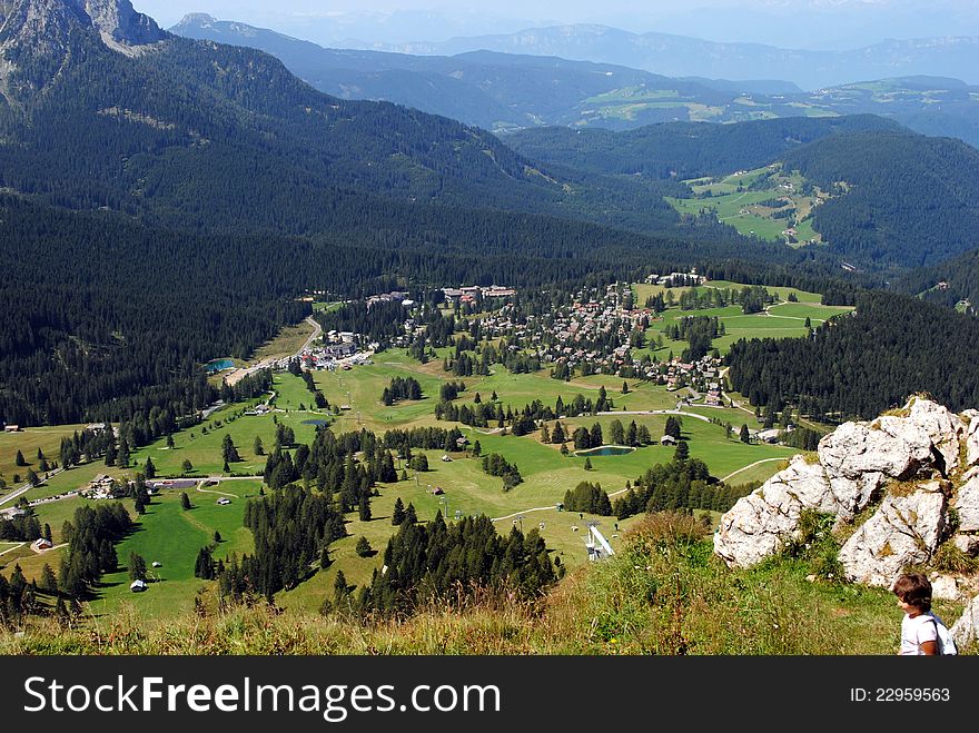 Mountain landscape, italian alps named Dolomiti. Mountain landscape, italian alps named Dolomiti