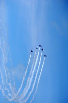 Air Force Acrobatic Team Royalty Free Stock Image