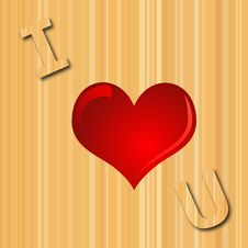 I LOVE YOU - Card Stock Images