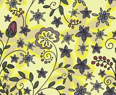 Yellow Floral Seamless Background Royalty Free Stock Photo Yellow Floral Seamless Background Royalty Free Stock Photo