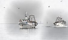 Fishing Boat Stock Photo