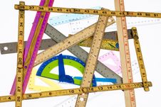 Rulers Rulers Everywhere Royalty Free Stock Images Rulers Rulers Everywhere Royalty Free Stock Images