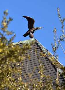 Court House Eagle Weather Vane Stock Photography Court House Eagle Weather Vane Stock Photography
