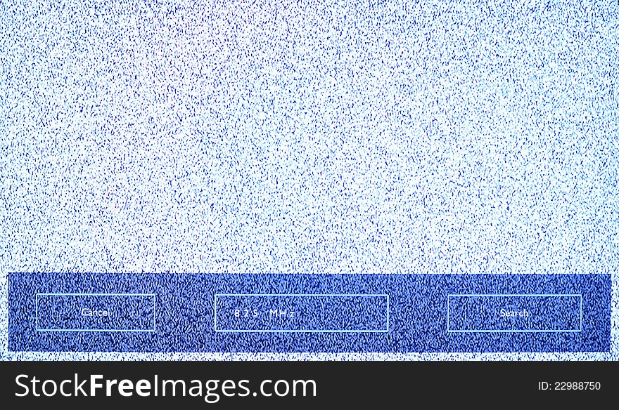 Vector TV screen, lost signal,