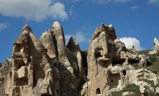 Goreme In Cappadocia, Turkey. Royalty Free Stock Images Goreme In Cappadocia, Turkey. Royalty Free Stock Images