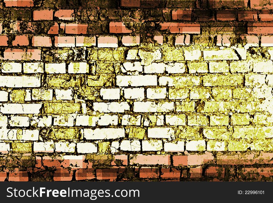 Grunge brick wall  for you design