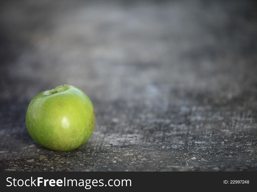 Nice Background With Green Apple