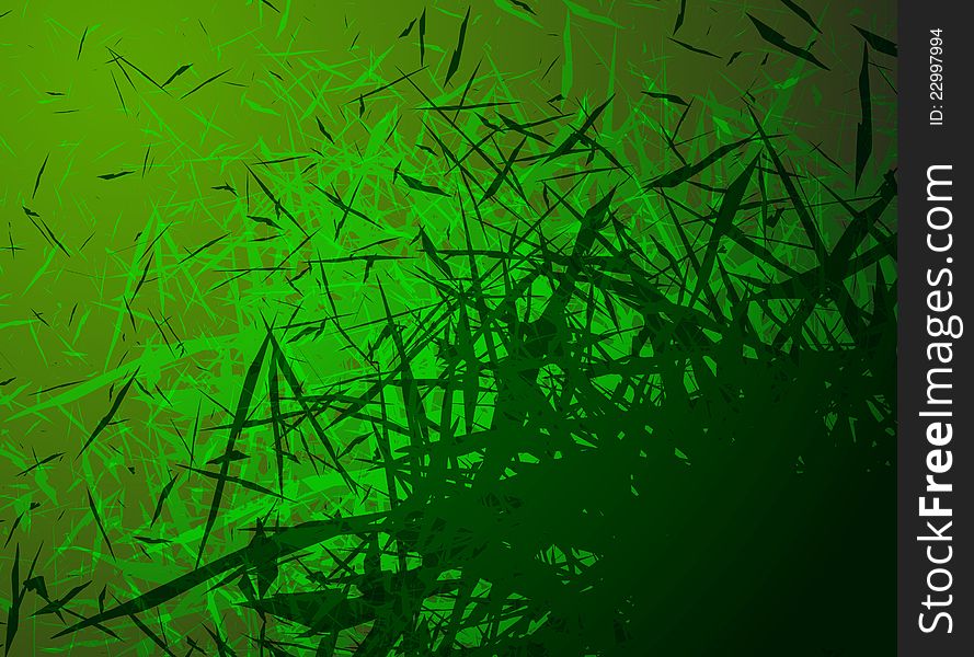 Abstract green grass background. Illustration. Abstract green grass background. Illustration.