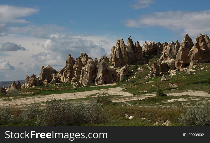 View of Cappadocia, Turkey.