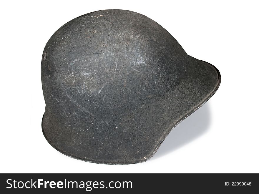 Germany helmet ww2 on a white background