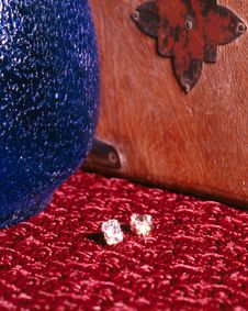 Diamond Earrings Stock Image Diamond Earrings Stock Image
