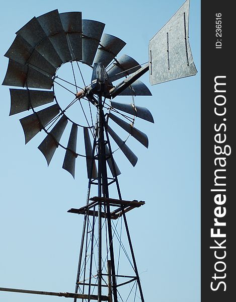 Windmill on a african farm