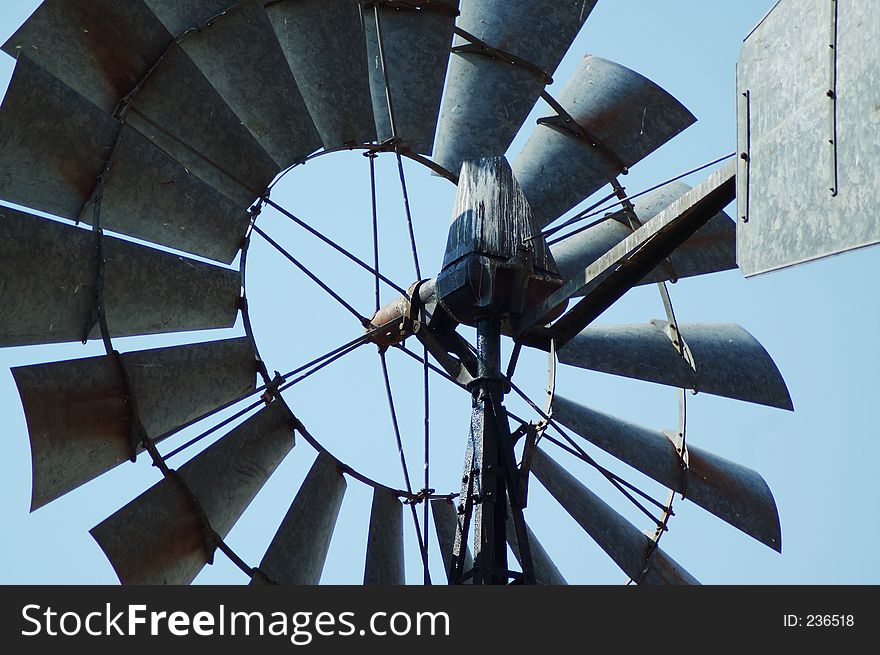 Windmill on a african farm