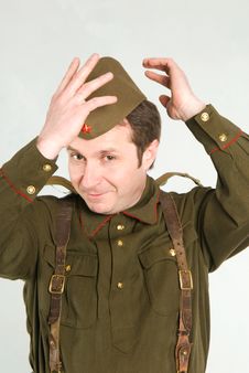 Soviet Soldier Stock Image Soviet Soldier Stock Image