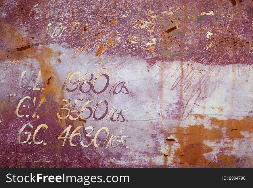 Old Painted Rusty Metal Surface. Closeup. Background. Old Painted Rusty Metal Surface. Closeup. Background.