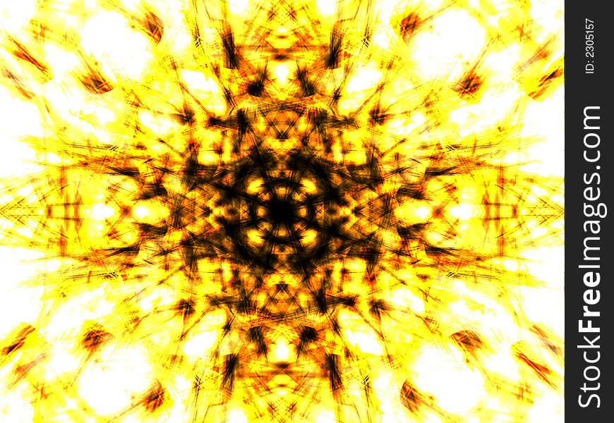 Shining golden lights made of diffused lines. Colorful illustration made on computer. Shining golden lights made of diffused lines. Colorful illustration made on computer.