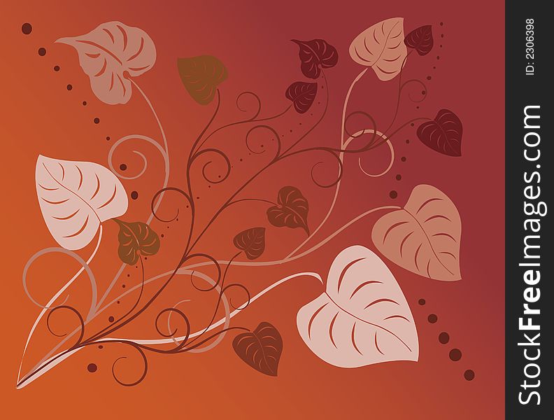 Beauty Floral Background - vector illustration