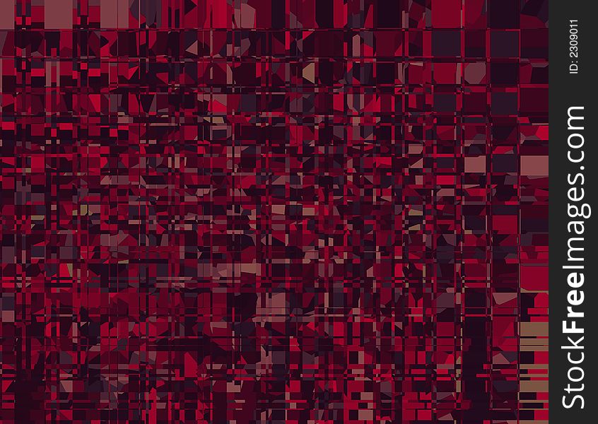 Abstract of red tones retro style