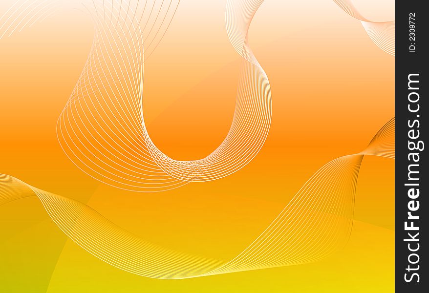 An abstract background with tones, waves and yellow colour. An abstract background with tones, waves and yellow colour