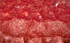 Sliced salami Stock Photos Sliced salami Stock Photos