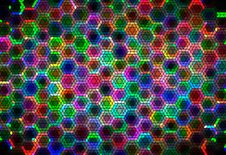 Messy Intersecting Hexagons Stock Photos Messy Intersecting Hexagons Stock Photos