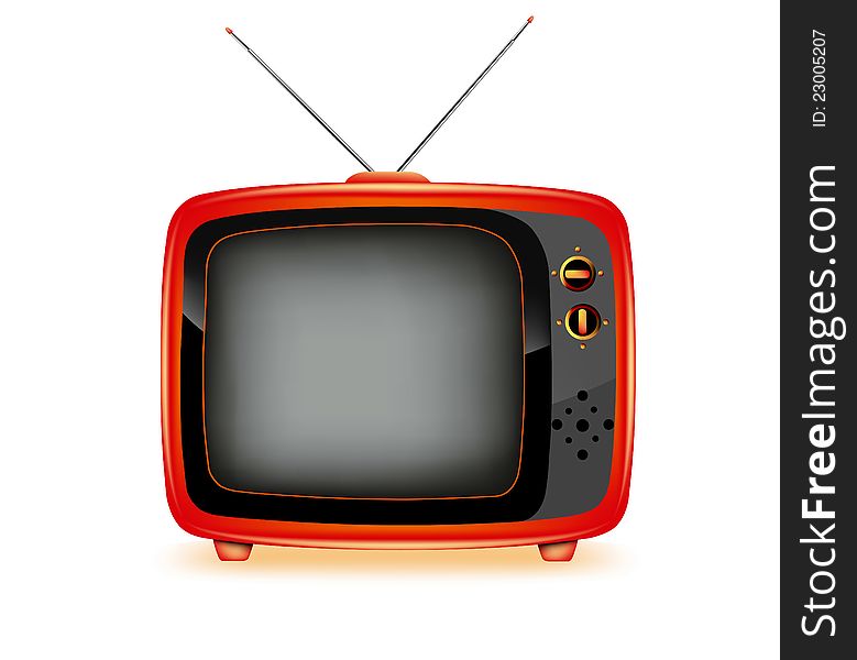 Retro TV models. For web and icon