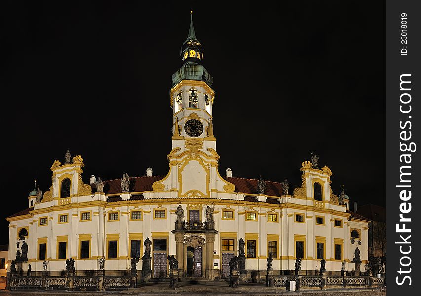 Loreta, baroque Church in Prague, Czech republic