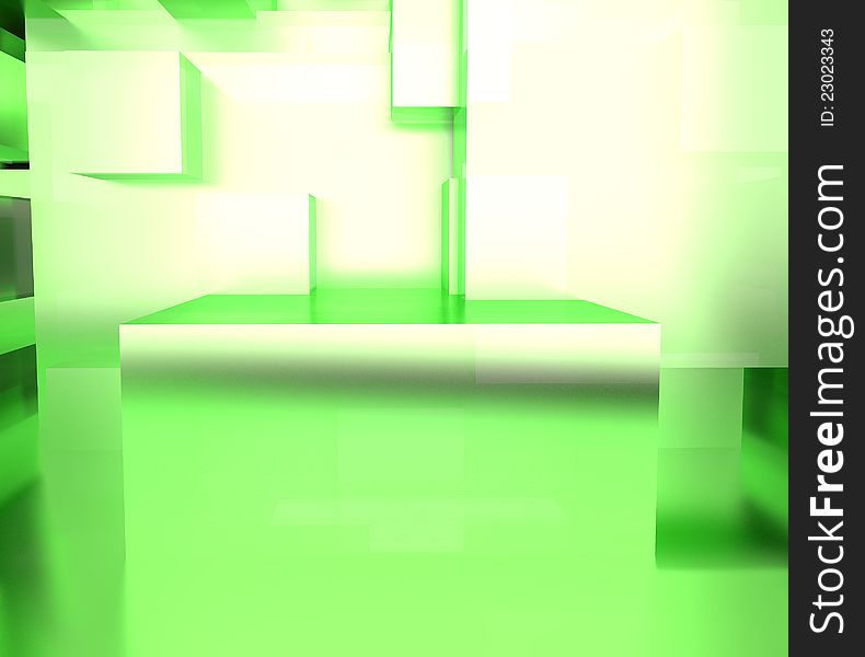 Jade Box Abstract Background.
