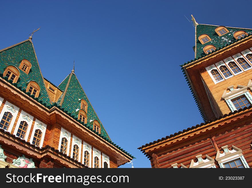 Roof. The Palace In The Estate Kolomenskoe. Moscow