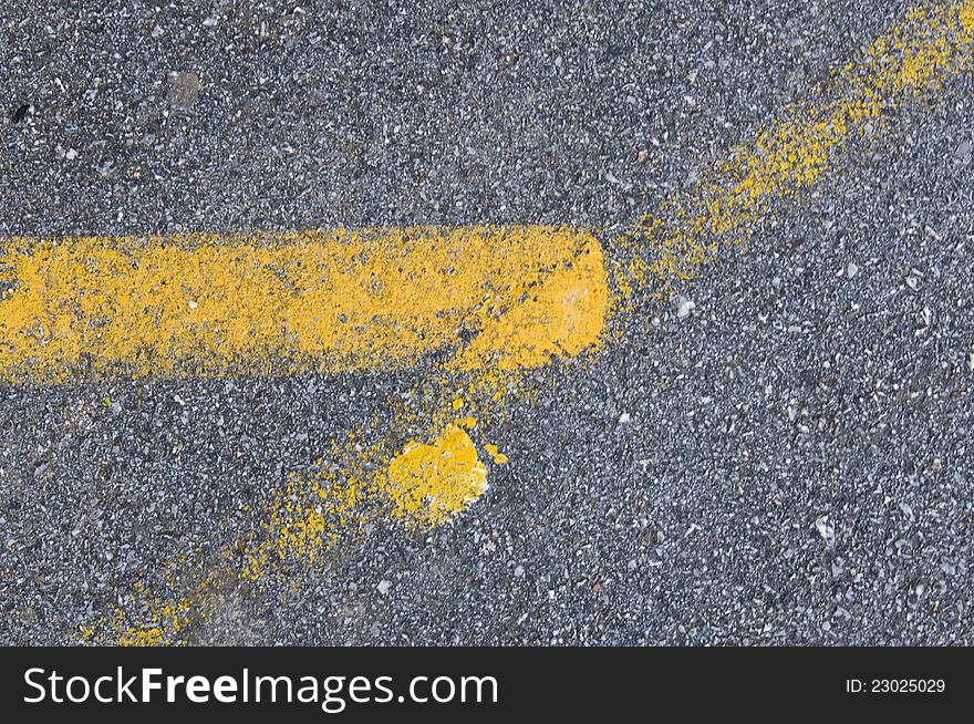 Abstract patterns from the marks in a parking lot