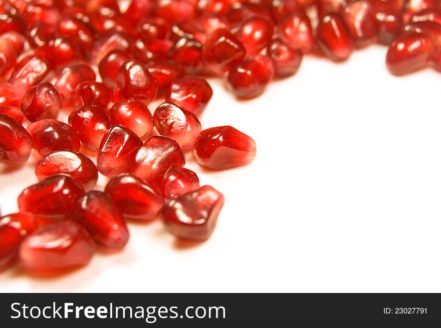 Background of the garnet grains