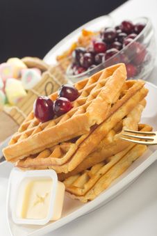 Waffles Stock Images