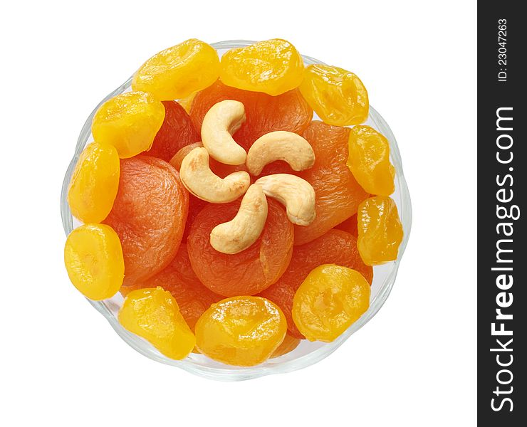 Dried Apricots And Lemons With Cashew