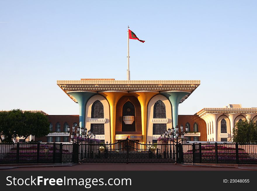 Sultans palace in Muscat,Oman