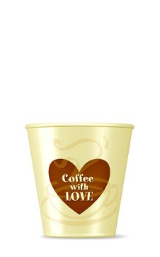 Coffee Cup/ Love Royalty Free Stock Photo Coffee Cup/ Love Royalty Free Stock Photo