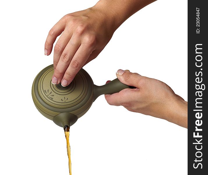 Tea Being Poured