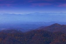 Appalachian Mountains At Sunset And Blue Mist Stock Image Appalachian Mountains At Sunset And Blue Mist Stock Image