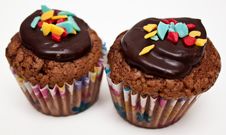 Two Muffins Stock Image Two Muffins Stock Image