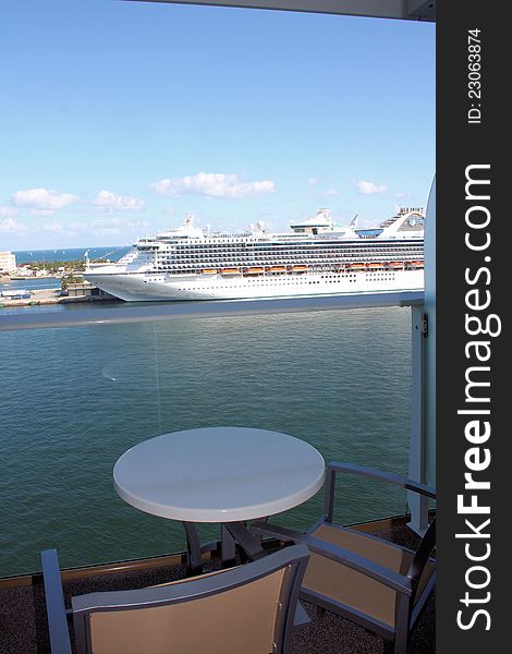 Oasis Of The Seas Cruise Ship Balcony